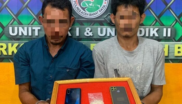 Satres Narkoba Polres Abdya Bekuk Maradona Cs