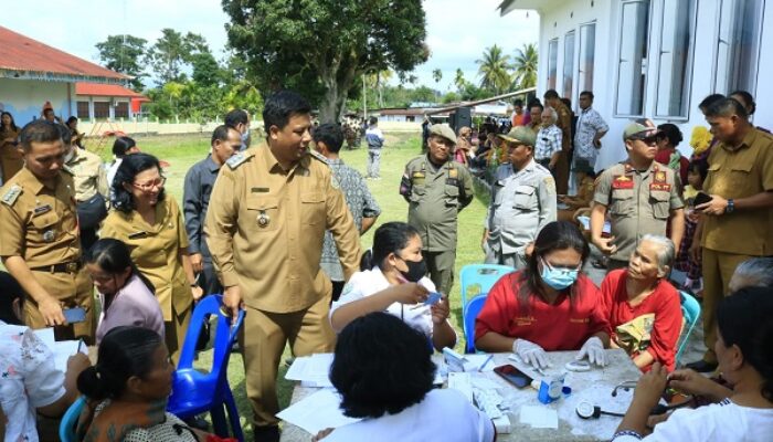 Masyarakat Desa Saornauli Hatoguan Apresiasi Program Bunga Desa