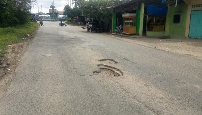 Jalan Provinsi Dan Jalan Nasional Di Langkat Minim Perawatan