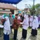 Pengurus BAZNAS Kabupaten Padanglawas, H. Paraduan Tanjung didampingi Mardan Siregar, SH, Ahmad Zaki Daulay, S.Pd, H. Pangihutan Hasibuan, S.Pd, dan Drs. H. Abdul Haris saat ditemua Waspada di Sekretariat BAZNAS Palas sewaktu penyaluran bantuan kepada ssiswa/i kurang mampu. (Waspada/Idaham Butar Butar)
