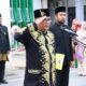 Rektor IAIN Langsa, Dr. H. Basri, MA bertindak sebagai pembina upacara peringatan Hari Amal Bakti (HAB) ke-77 Kementerian Agama (Kemenag) 5ahun 2023 di halaman biro kampus setempat, Selasa (3/1). Waspada/dede