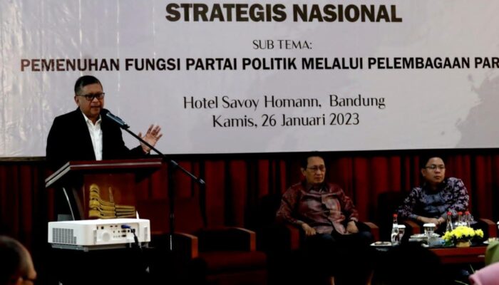 Hasto Sebut Pelembagaan Parpol Bermuara Pada Ketahanan