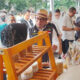 Gubernur Jawa Barat, Ridwan Kamil saat berada di salah satu booth UMKM pada gelaran acara di Medan, Rabu (1/2/2023).
