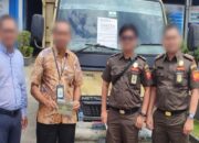 JSPN KPP Pratama Medan Timur melakukan penyitaan sebuah unit truk milik PT PBR yang memiliki nilai sebesar Rp120 juta pada Selasa, 7 Februari 2023.