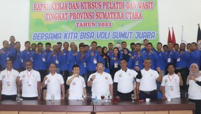 PBVSI Sumut Gelar Raker, Kursus Pelatih Dan Wasit