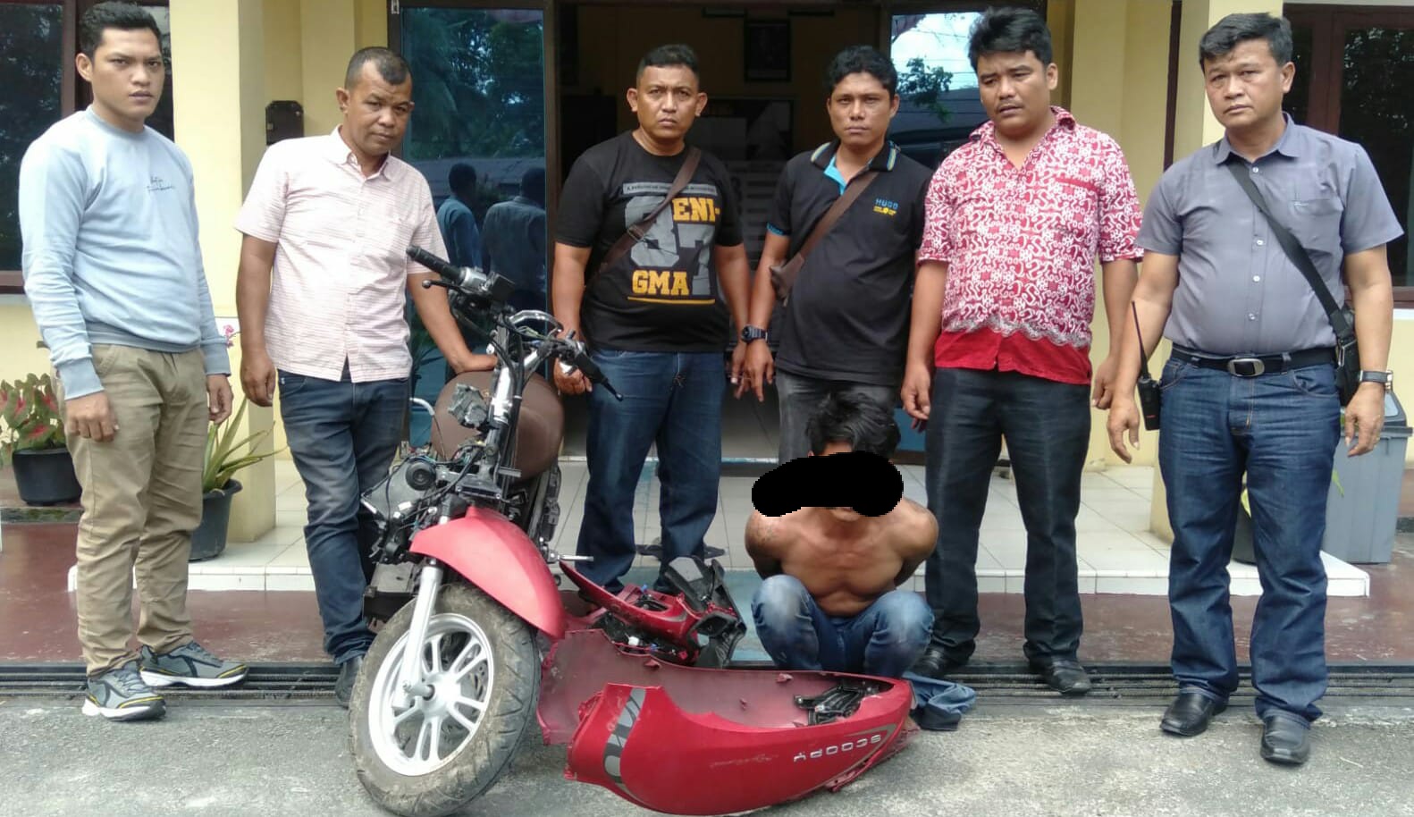 Polsek Siantar Martoba Ringkus Terduga Curanmor