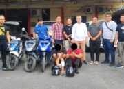 Di Binjai, 3 Tersangka Curanmor Diringkus 1 Ditembak