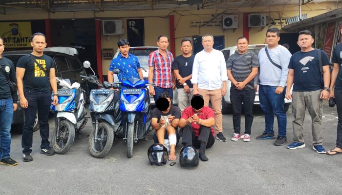 Di Binjai, 3 Tersangka Curanmor Diringkus 1 Ditembak