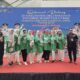 PENGURUS PWI Deliserdang dan Sumut saat berfoto bersama dengan IKWI Sulawesi Selatan di photo booth. Waspada/Ist