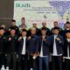 Pengurus Daerah Ikatan Dai Indonesia (PD IKADI) Kabupaten Deliserdang yang dilantik foto bersama di Gedung P3UD Jalan Lintas Sumatera ,Tanjung Morawa, Kabupaten Deliserdang, Minggu (05/02/2023). Waspada/Ist