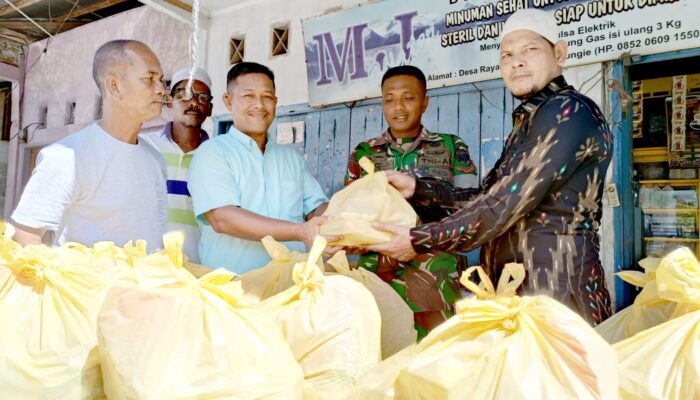 Korban Banjir Raya Paya Dapat Paket Sembako Dari Bunda Salman