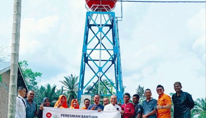 Nova Zahara Resmikan Talud Dan Sumur Bor Di Kp Tanjung Genteng Tamiang