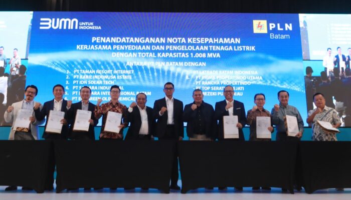 PLN Siap Penuhi Kebutuhan Listrik 1.008 MVA dari 8 Perusahaan di Batam