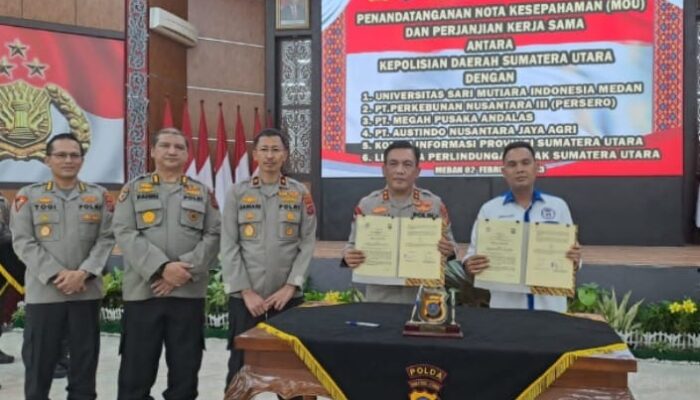 Ketua LPA Tandatangani MoU Perlindungan Anak dengan Kapolda Sumut