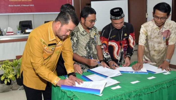 Bener Meriah Dan 4 Kabupaten/Kota Teken Program Kerja Tahun 2023