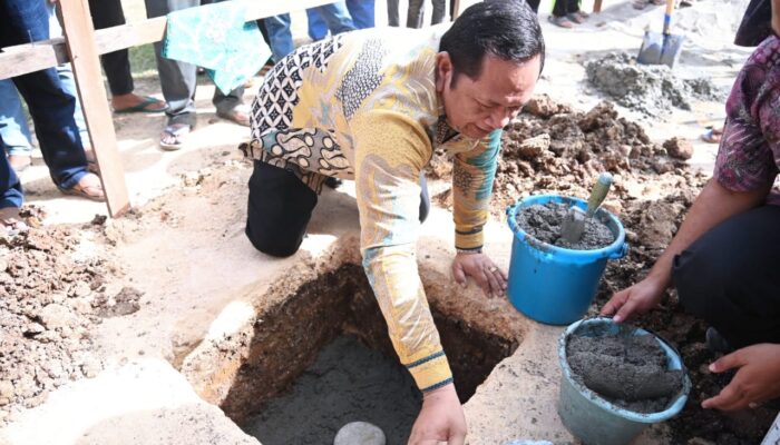 Wali Kota Sidempuan Letakkan Batu Pertama Pembangunan Masjid Kelima Di Panyanggar