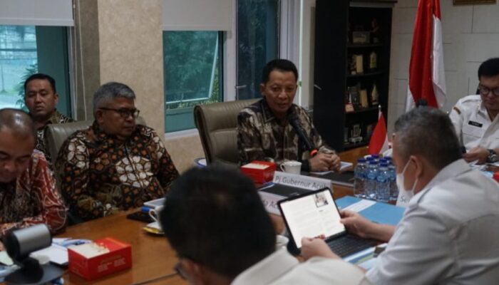 Pj Gubernur Aceh Laporkan Pertanggungjawaban Triwulan II Kepada Mendagri