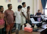 Tim Gabungan Polres P.Siantar GKN, 5 Pria Positif SS Dan Ganja