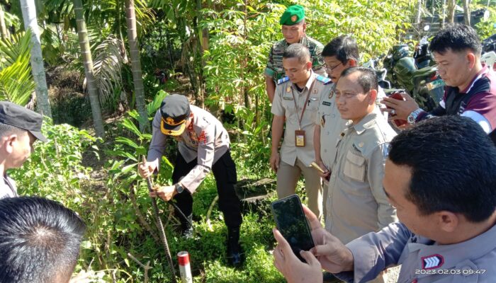 BPN Agara Gelar Patok Batas Tanah Simbolis