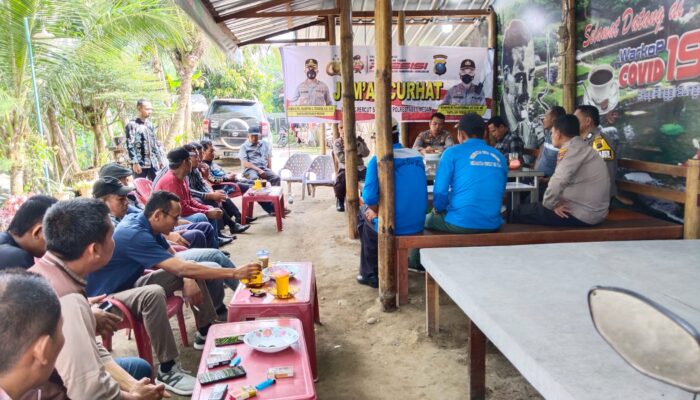 Kapolsek Percut Seituan Tampung Aspirasi Warga Desa Tembung