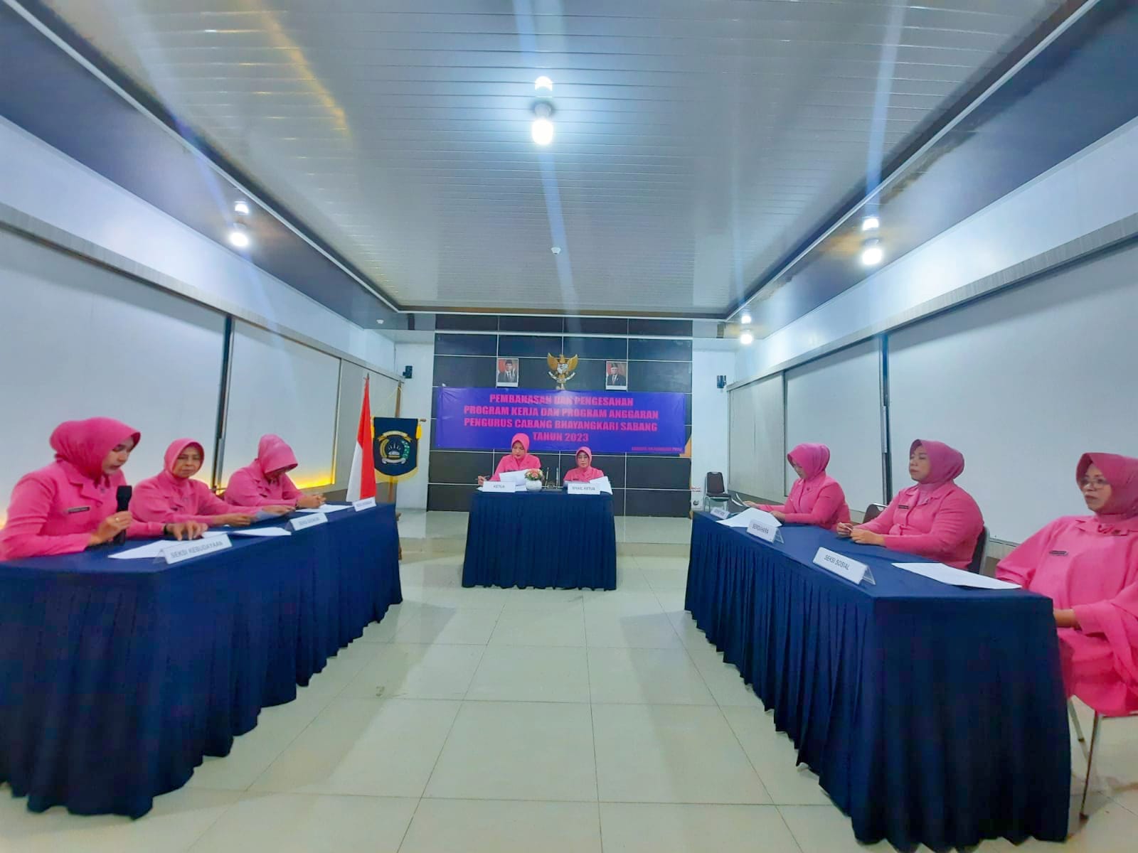 Bhayangkari Polres Sabang Gelar Rapat Kerja Program Kerja Tahun 2023