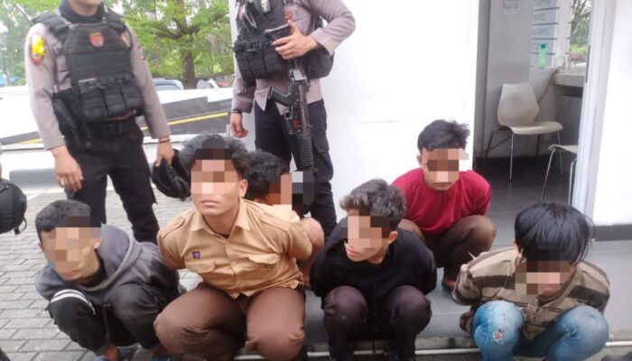 6 Pelajar Anggota Geng Motor Diringkus Polisi