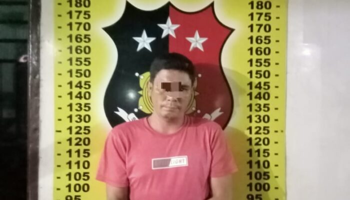 Unit Reskrim Polsek Perdagangan Ringkus Pria Penjual Togel Di Warung Tuak