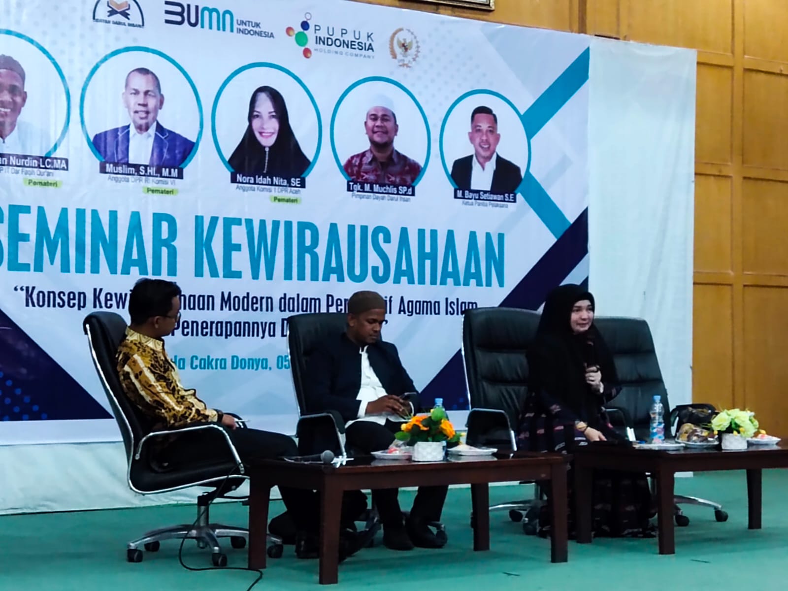 Seratus Kaum Milenial Langsa Seminar Kewirausahaan