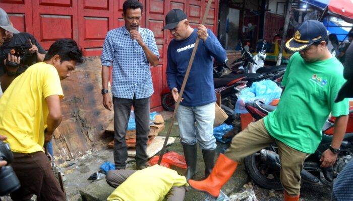 Pemko Langsa Gotroy Di Pusat Pasar