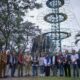 Tim Ekspedisi Geopark Kaldera Toba Keliling Naik Becak Di P.Siantar