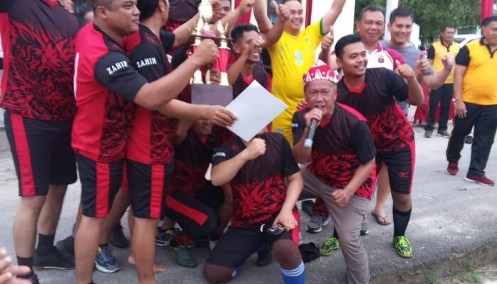 PWI-Polres Batubara Gelar Turnamen Sepakbola Dan Potong Kue HPN 2023