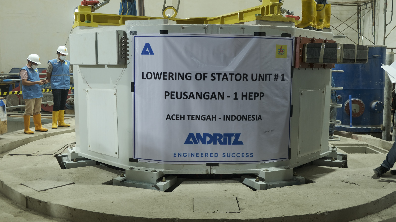 PLN Lakukan Joint Inspection of Lowering Stator Unit 1 di PLTA Peusangan 1&2