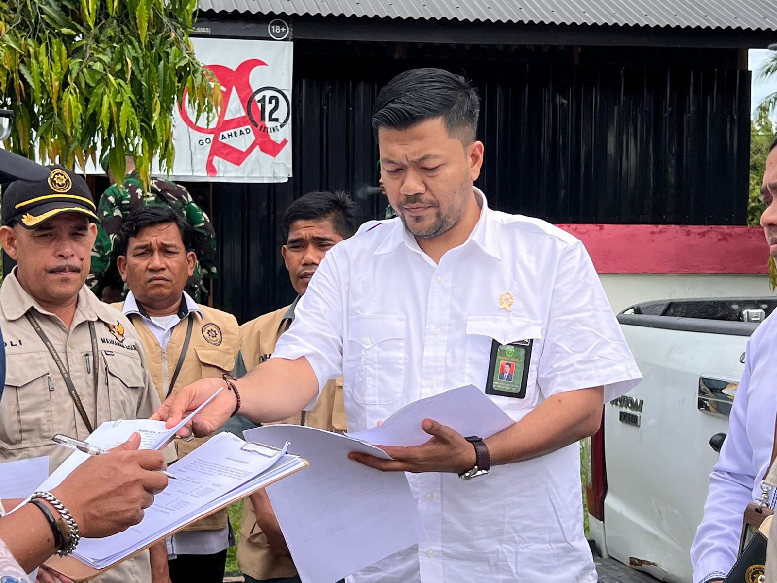 Mahkamah Syariah Jantho Eksekusi Pengosongan Dan Tutup Sementara SPBU Indrapuri