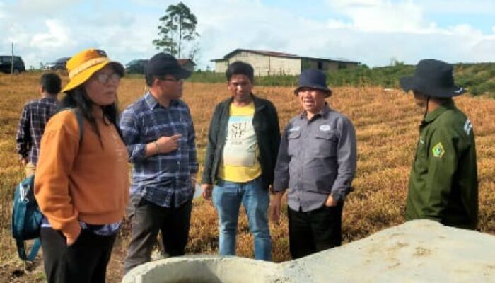 Direktur Irigasi Kementan RI Tinjau Pembangunan Jaringan Irigasi Air Tanah Di Hariara Pintu