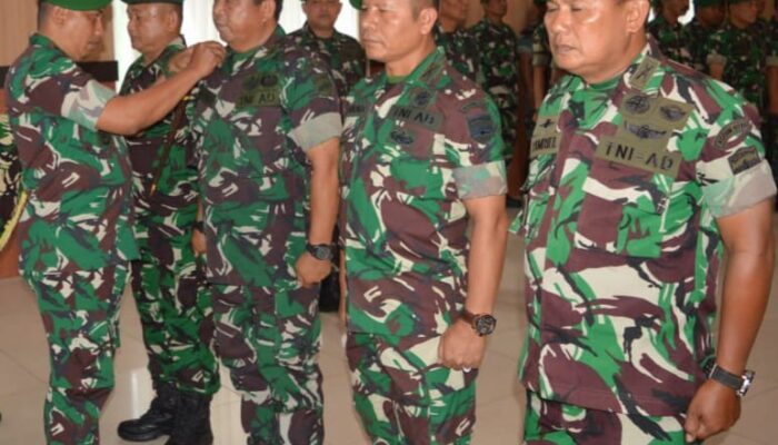 Dandim 0212 Tapsel Pimpin Sertijab Sejumlah Danramil