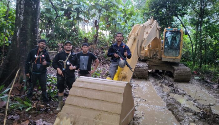 Polisi Amankan Tujuh Penambang Ilegal