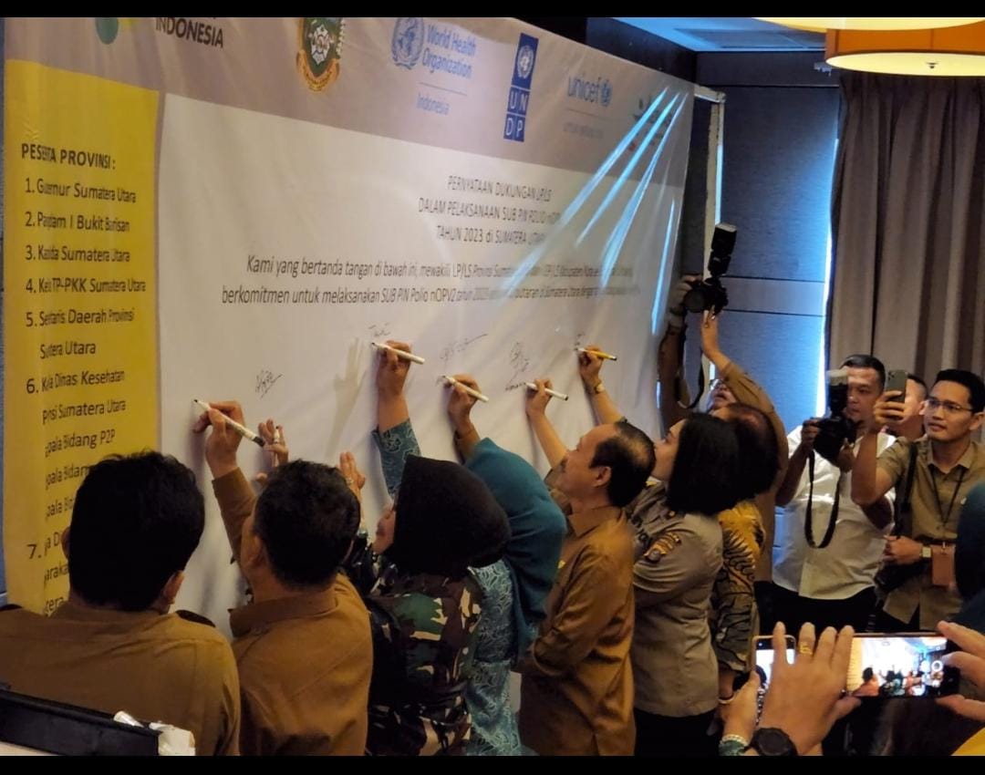 Sub PIN Polio Putaran I di Sumut Dilaksanakan 13-19 Februari 2023