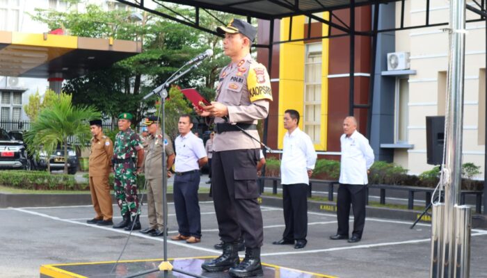 Polres Agara Apel Gelar Pasukan Ops Keselamatan Seulawah 2023