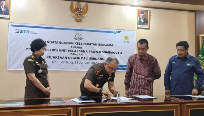 Tandatangani PKB, PLN dan Kejari Deliserdang Sepakati Pendampingan Hukum