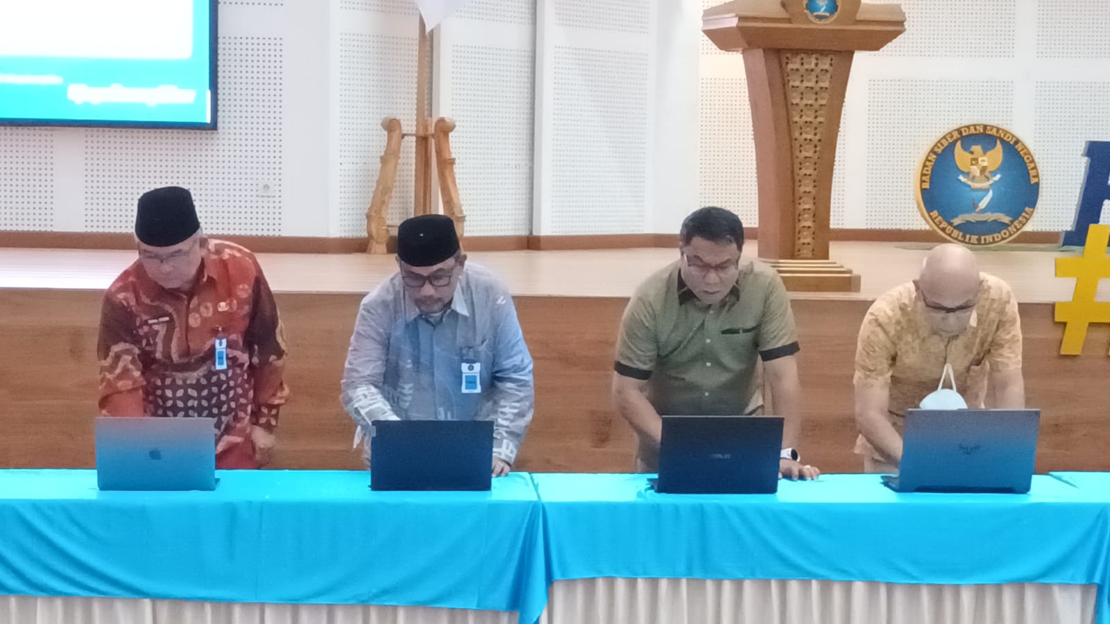 Pemko Langsa PKS Bersama BSSN Terkait Autentifikasi Tandatangan Digital