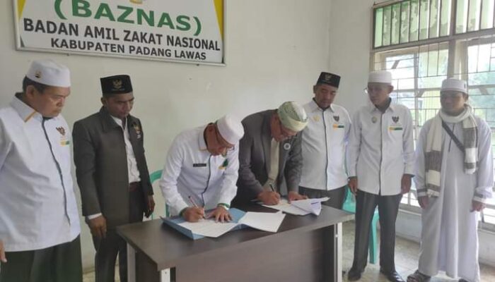 BAZNAS Palas Dan MUI Tandatangani MoU Sosialisasi Zakat