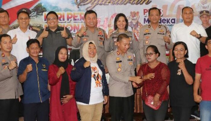 Sambut HPN, Polres P.Siantar Gelar Syukuran