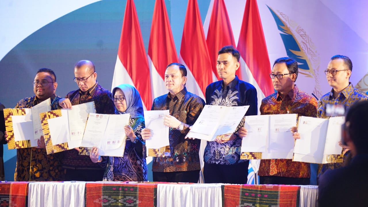 BNI dan Persatuan Wartawan Indonesia (PWI) menandatangani Nota Kesepahaman (MoU) tentang dukungan BNI dalam Hari Pers Nasional (HPN) 2023.
