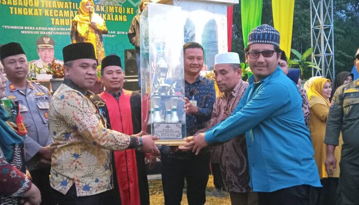 MTQ Ke-7  Sidikalang Ditutup, Kafilah BKM Masjid Asyuhada Ponpes Sidiangkat Juara Umum