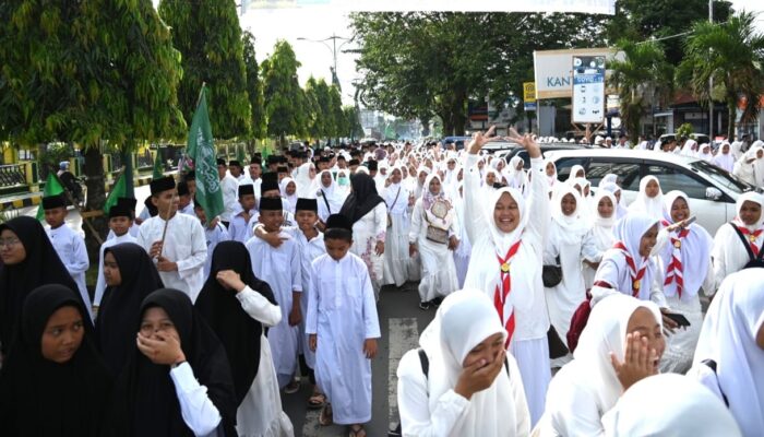 Jalan Sehat Satu Abad NU Di Sidimpuan Meriah