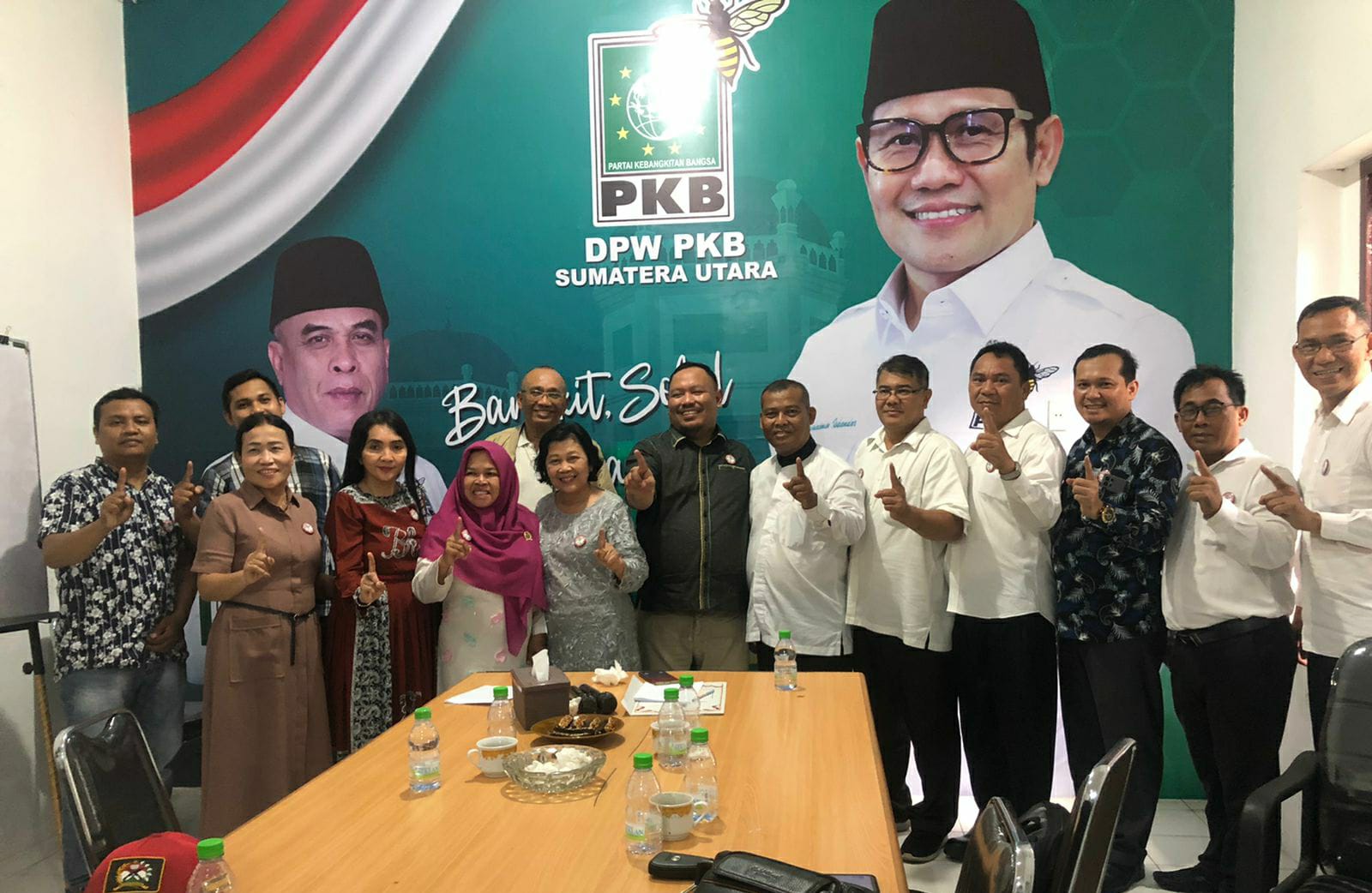 Para Pendeta Dan Sintua Tergabung Di FBUKI Datangi Kantor DPW PKB Sumut