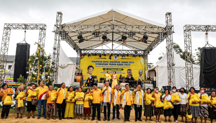 Perayaan Natal Oikumene Partai Golkar di Simalungun, Ijeck Perekat Bangsa