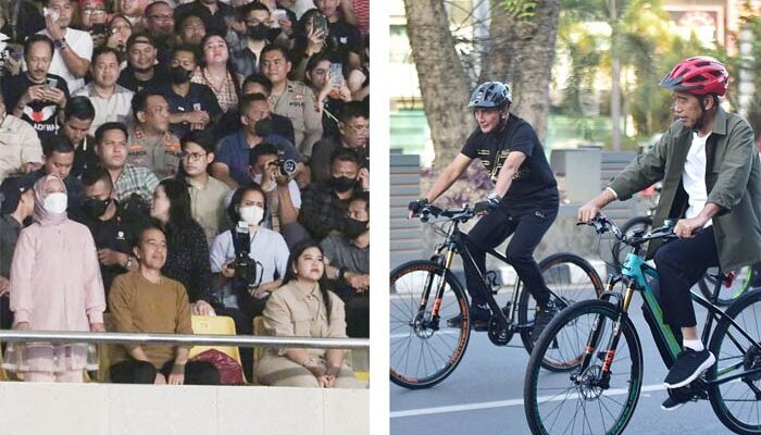 Jokowi Bersepeda Dan Nonton Konser Dewa 19 Di Medan
