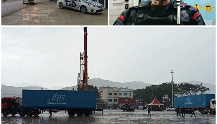 Hari Ini Delapan Unit Kontainer F1H2O Tiba Di Balige