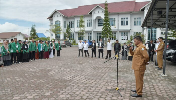 Pj Bupati Haili Yoga Terima Mahasiswa (KKN) Di Bener Meriah